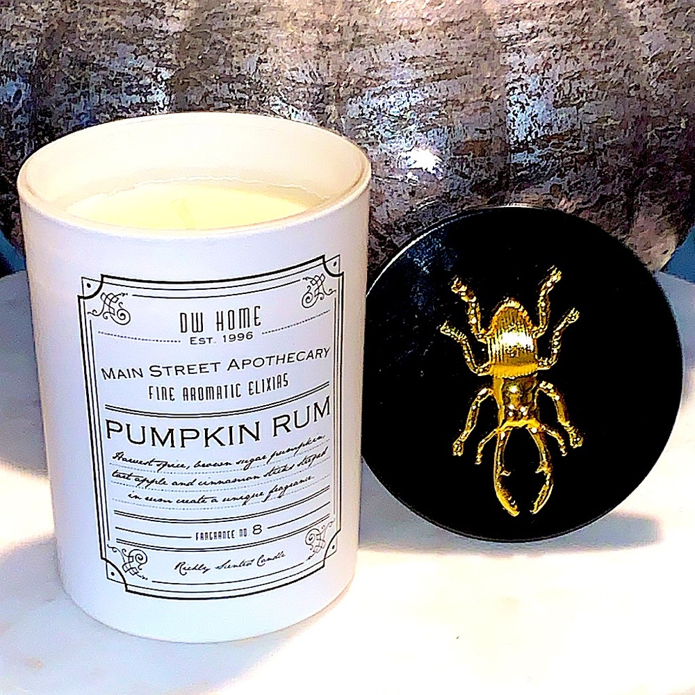 DW HOME CANDLE PUMPKIN RUM APOTHECARY 1 WICK 8.8 oz RICHLY SCENTED NEW - Picture 2 of 6